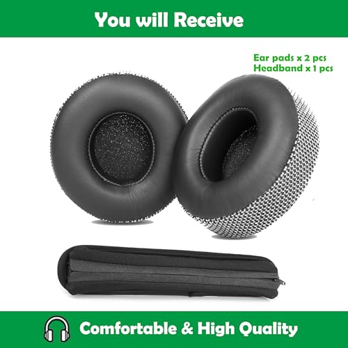 Premium Protein Leather Earpads y Cojín para Diadema Reemplazo para Audífonos Beats Solo 2 y Solo 3 Wireless On-Ear miniatura 5
