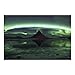 Produktbild Vliestapete Polarlicht in Island, HxB: 255cm x 384cm