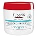 Eucerin Advanced Repair Body Lotion, Unscented Body Lotion for Dry Skin, 16.9 Fl Oz Pump Bottle & Advanced Repair Body Cream, Fragrance Free Body Cream for Dry Skin, 16 Oz Jar