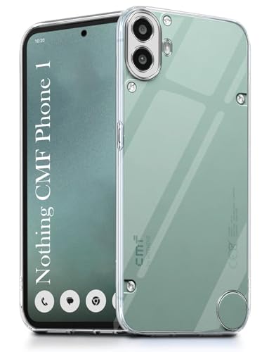 Image of Jkobi Back Case Cover for Nothing CMF Phone 1 (Silicone Clear Shockproof Case with Camera Protection | Soft and Flexible | Transparent)