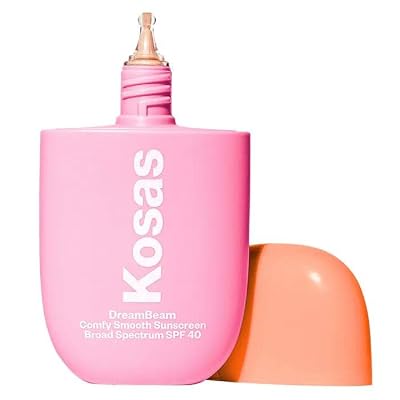 Kosas DreamBream Silicone-Free Mineral Sunscreen SPF 40 with Ceramides and Peptides, 1 pack, 1.3 Fl Oz HSK272-2
