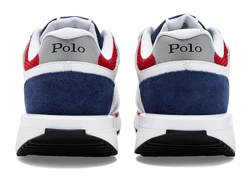 Image of POLO RALPH LAUREN Train 89 Suede & Oxford Sneakers