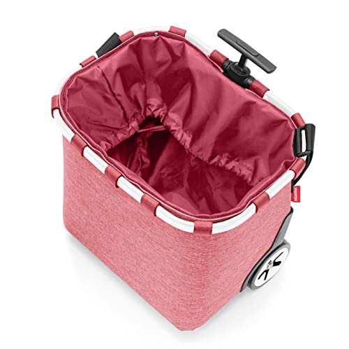 Reisenthel Carrycruiser Twist Berry – Portable Shopping Trolley With Sturdy Aluminum Frame, Shoulder Strap And Removable Mesh Inner Bag - Made Of Water-Repellent Material. #TOP2