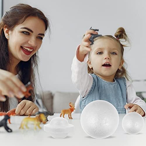 STOBOK 5 Sets Solar System Model Foam Ball Kit White Foam Ball Unfinished Polystyrene Spheres Ball Modeling Outer Space 8 41GfDN+SCZL. AC