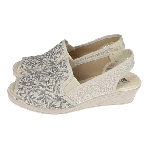 Sandales Kokis pour femme couleur naturelle style espadrilles confortables