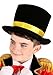 Fun Costumes Ringmaster Costume for Kids | Child Circus Costume Includes Tailcoat Jacket, Vest, Bow Tie, Hat, and Boot Covers Large (12-14)
