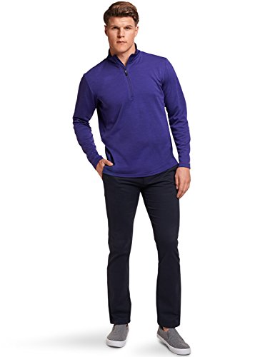 Russell Athletic Mens Lightweight Performance 1/4 Zip Warm Up Jacket, Purple, 3X-Large Us #TOP1