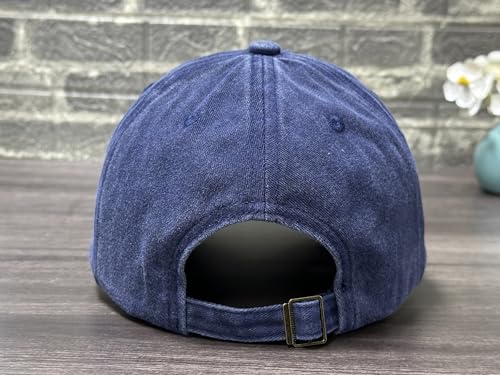 Image of Sailing Captain Hat for Boat Owners, Skipper Baseball Cap for Adult | Boating & Lake Days, Nautical Inspired Style, Detailed Embroidery, Adjustable Buckle Back