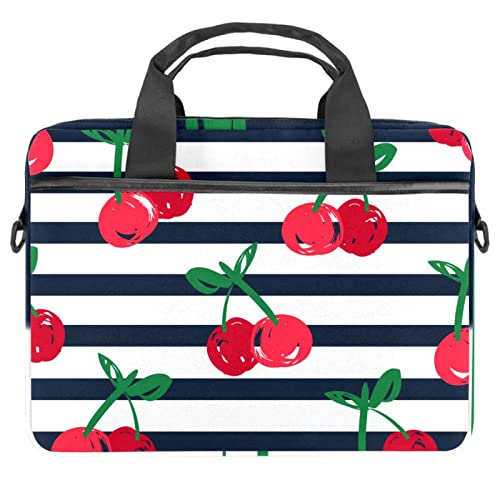 Sacoche ordinateur portable 13-14 pouces antichoc à motif cerises colorées
