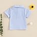 Baby Boy Tshirts Casual Short Sleeve Duck Golf Embroidery Collared Polo Shirts Tees Toddler Summer Clothes (Golf Blue, 18-24 Months)