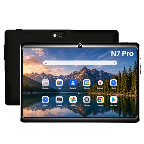 Image of IKALL N7 Pro 7-Inch Android Wi-Fi Tablet | 2GB RAM, 16GB Storage | Wi-Fi Only | 3000mAh Battery | Dual Camera | Compact & Lightweight | Ideal for Learning & Entertainment - Black