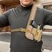 Chest Holster, Shoulder Holster for Men and Women Right Hand, Canvas and Leather Adjustable