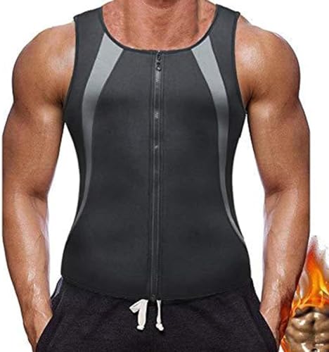 Traje de Sauna Para Homens Colete Masculino Sauna Modelador Regata Térmica Modeladora Colete De Trei