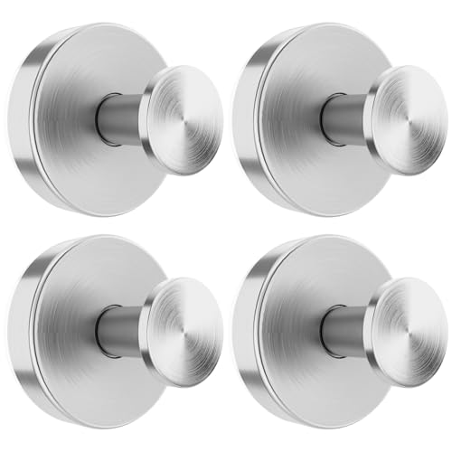 BKV Suction Cup Hooks for Shower,Brushed Nickel,4 Pack