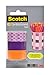 Scotch Expressions Magic Tape/ 3/4 x 300 Inches/Starburst/Purple/Orange/ 3-Rolls/Pack (C214-3PK-JK1)