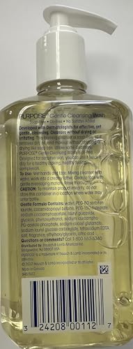 (Pack of 3) Purpose Gentle Cleansing Wash, 12-Ounce Pump Bottle image 4