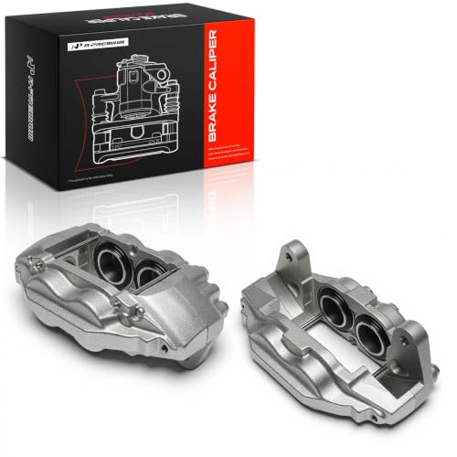 Image of A-Premium Front Disc Brake Caliper Assembly Compatible with Toyota Models - Sequoia 2008-2015, Tundra 2007-2015