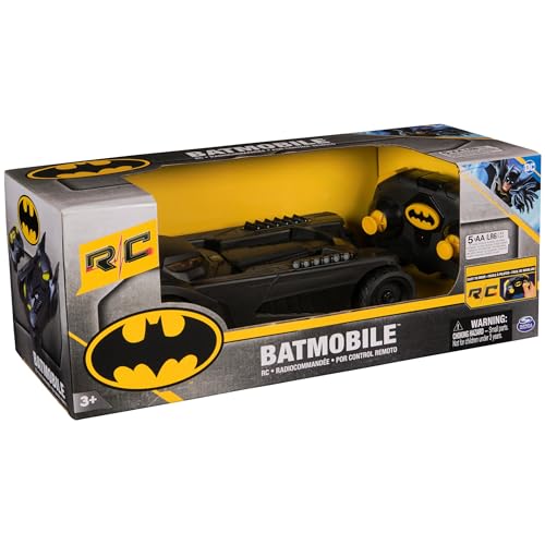 Batmobile Voiture télécommandée Spin Master, idée cadeau d'anniversaire 4 ans