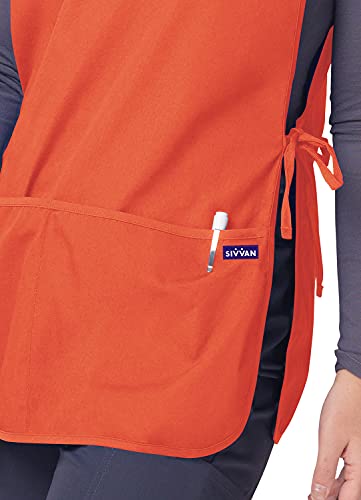 Sivvan Unisex Apron - Cobbler Apron 3-Pack - S87003 - Mandarin Orange - R #TOP4