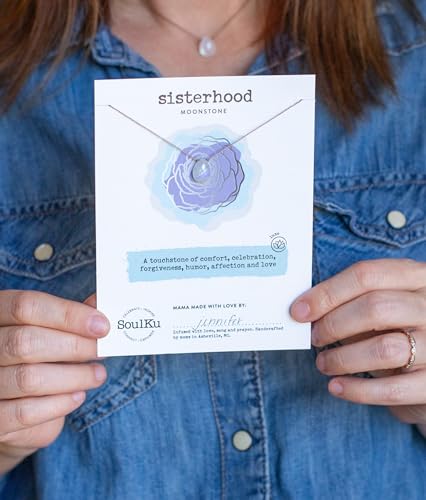 SoulKu Luxe Inspirational Necklace, Empowerment Jewelry, Handcrafted Necklace For Women, Gift For Mom, 2" Extender With Lobster Clasp, 16" Nylon Cord4