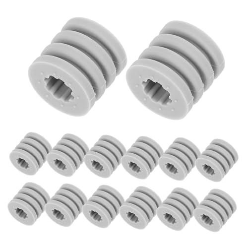 MUCKLILY Protective Shock Absorption Mat 20pcs Vibration Isolator Pads Hard Drive Vibration Dampener Silicone Pad for Electronics