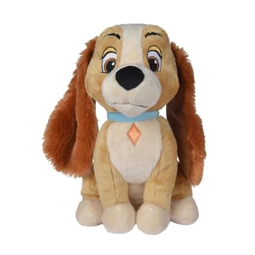 Simba - Disney Peluche Personaje Reina de la película La Dama y El Vagabundo, 35cm, 100% Licencia Oficial Disney, Adecuado para Todas Las Edades (6315870265)