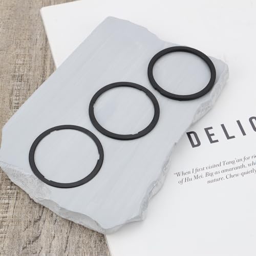 EMSea 16-teilige Tretlager-Abstandshalter Mountainbike-Tretlagerscheiben Kompatibel mit Shimano BB51 BB52 BB70 35 X 41 Mm Schwarz (Dicke 2,5 Mm 1,8 Mm 0,7 Mm)