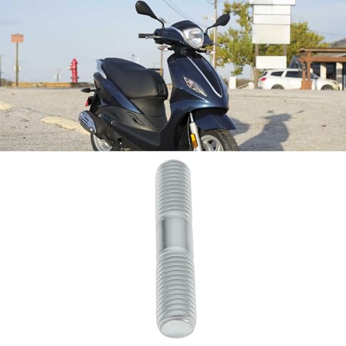 Pernos de escape M7 x 37mm de doble cabeza con rosca firme para motor Piaggio 3