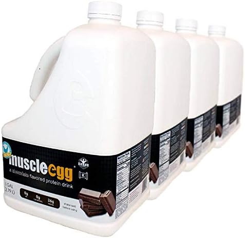 MuscleEgg 4 Gallons Chocolate Liquid Egg Whites (Cage-Free)