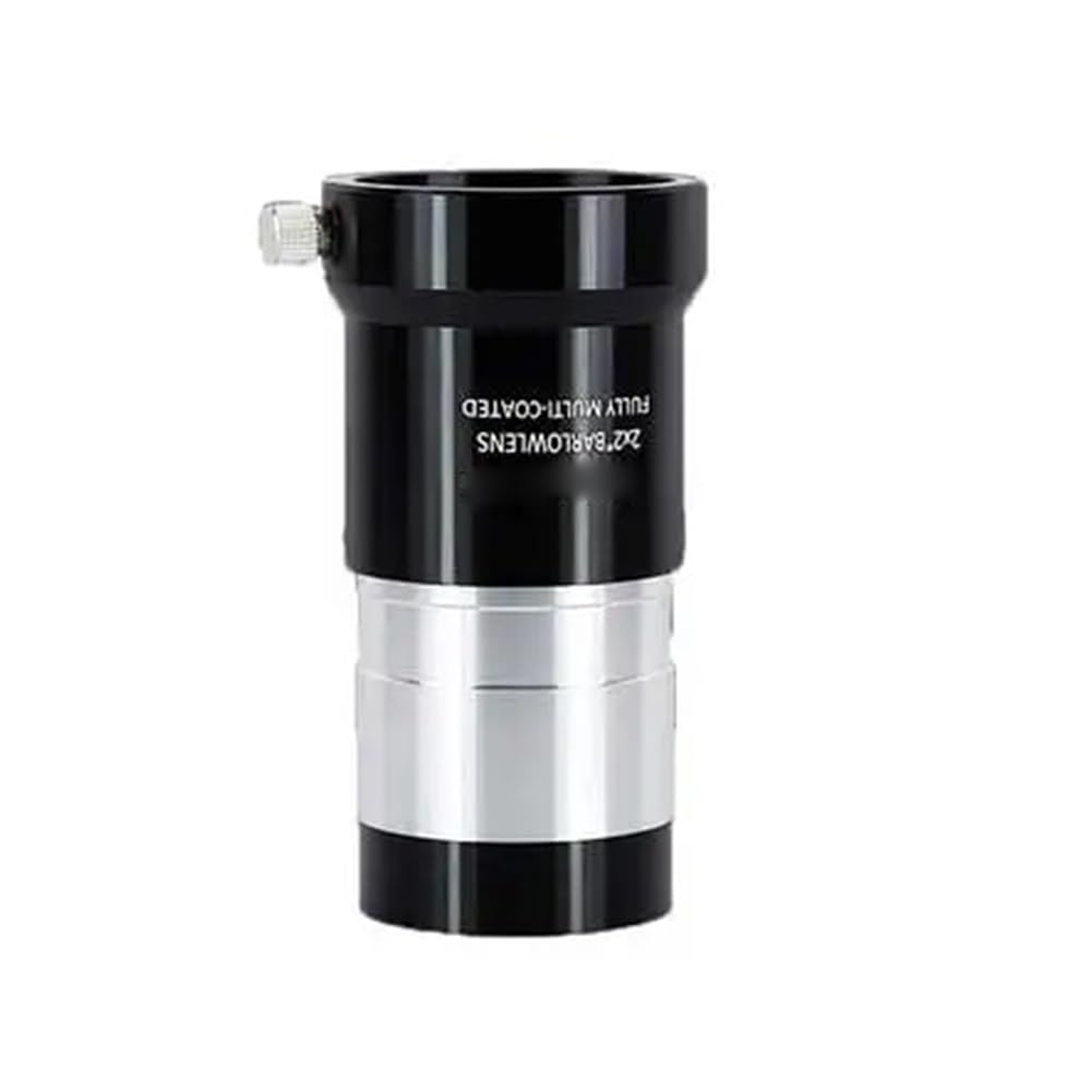 Lente Barlow 2X y accesorios astronomicos de 2 pulgadas para ocular de telescopio 8