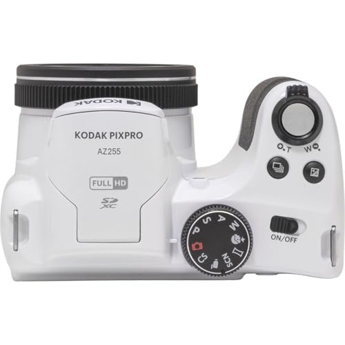 Kodak KODAK PIXPRO AZ255-WH 16MP Digital Camera 25X Optical Zoom 24mm Wide Angle Lens Image Stabilization 1080P Full HD Video 3' LCD Vlogging, with Bag & 32GB SD Card + - image 5
