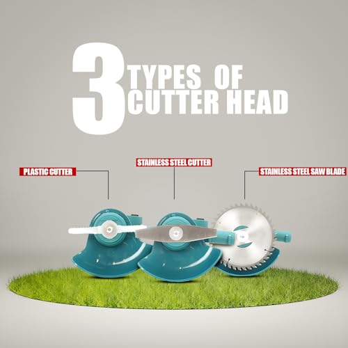 Image of OMADA Cordless Electric Grass Cutter Edge Cutter 21V 260mm Cutting Width 2-in-1 Mower & Trimmer |Adjustable Height | 3 Blade Types | Lightweight & Portable | Lawns & Gardens TOP Customer Service