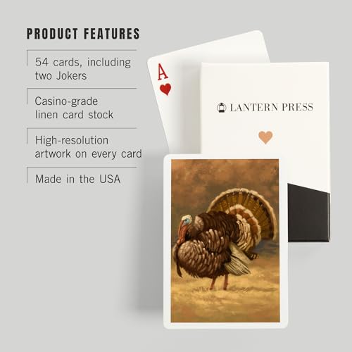 Baraja de Póker 52 cartas Thanksgiving Oil Painting miniatura 3