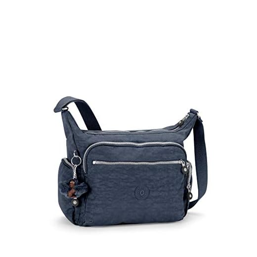 Kipling GABBIE, Borsa a spalla donna, Blu (True Blue), 35.5x30x18.5 cm (L x A x P)
