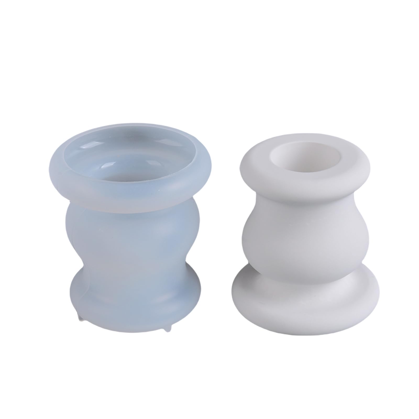 Nucelit Silicone Molds Roman Pillar Candlestick Molds Holder Plasters Castings for Home Decoration Silicone Roman Pillar Holder