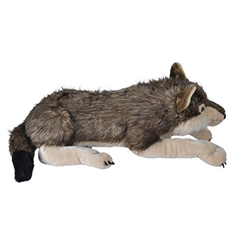 Wild Republic 82332 - Floppies, Wolf, 76 cm - Kuscheltier aus Plüsch, 30', ['Gray', 'Brown', 'White']
