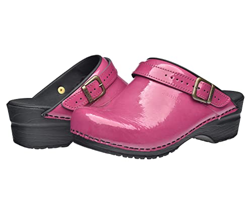 Sanita Women's Freya Open Clogs, Fuchsia Red, 9 #TOP6