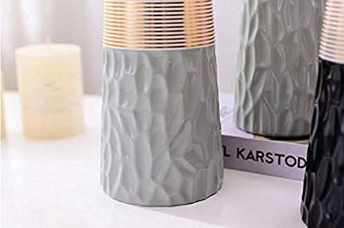 Vase céramique blanc Cratone pour sublimer votre table basse de salon - 4