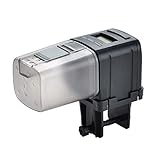 Lychee Alimentador Automático de Peces,175ML Multifuncional Comedero Peces Automático con Pantalla LCD para Acuario, Tanque de Peces y Tortuga