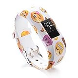 DingTool Replacement for Garmin Vivofit JR 2 Bands, Silicone Colorful Replacement Band Wrist Bands Strap Accessory for Vivofit JR/JR 2 Bracelet (Color4)