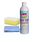 Quick N Brite 51001 16 oz Hot Tub Cleaner with Sponge and Cloth