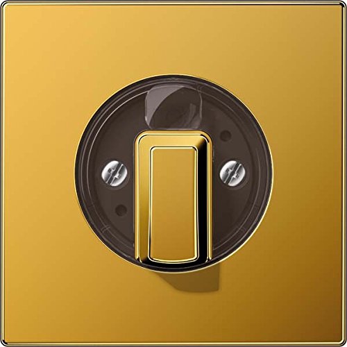 Enjoliveur JUNG GO1941 or pour variateur et interrupteur rotatif LS