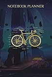 road bike parts usa  Notebook Planner Electric Bike Anatomy Bicycle Cycling Road Bike Parts: Planning, To Do List, 6x9 inch, 114 Pages, Lesson, Task Manager, Daily, Journal