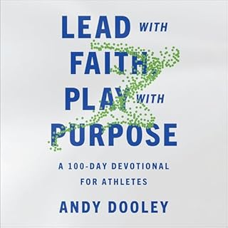Diseño de la portada del título Lead with Faith, Play with Purpose