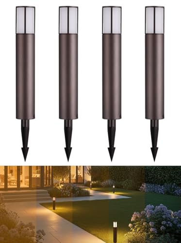 LEONLITE Low Voltage Bollard Pathway Lights, 5CCT 5W 12-24V 1800K/2700K/3000K/4000K/5000K...