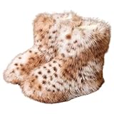 Adaptées à une utilisation intérieure ou extérieure, elles sont parfaites pour les femmes de âges de styles de vie, bottes de neige en fourrure parfaites, parfaites pour les soirées.