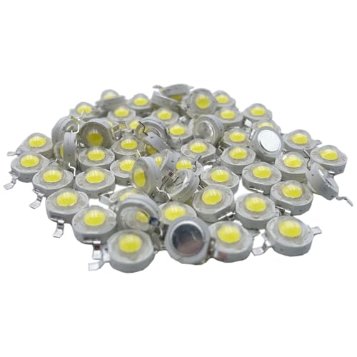 TOPXCDZ LED COBv`bv 50 3W R[hzCg 10000K DC 3.2-3.4V  600mA-700mA 260-280LM LED ou _CI[h SMD DIY LED  X|bgCg _ECg (