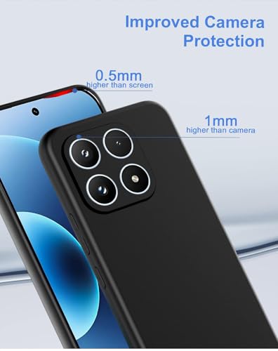Image of Back Cover Case Compatible for Xiaomi 17 |Raised Edges Protect Camera & Screen|Slim Fit Back Case for Xiaomi 17 - Black
