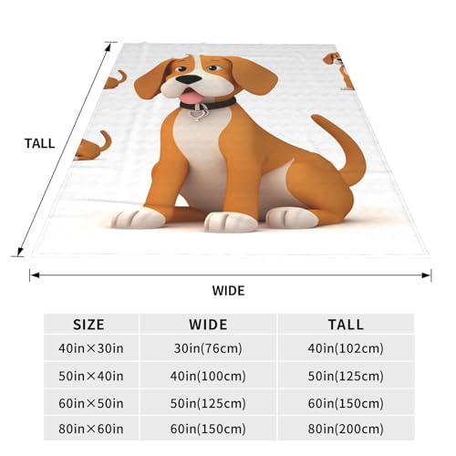 Couverture maison et bureau plaid imprimé chien cadeau idéal - 6