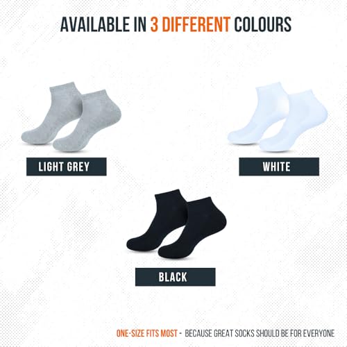 Image of LMDPRAJAPATIS Ankle Low Cut Socks for Women Pack of 6 Pairs - Athletic Socks Comfortable Breathable Short Cotton Blend, Reinforced Heel & Toe, Durable, Lightweight Ideal for Everyday